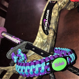 Bow Wrist Sling - Cobra with Backbone Weave with Custom Charm