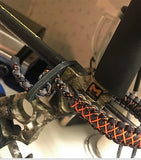 Bow Wrist Sling - Cobra with Microstitched Xs Weave