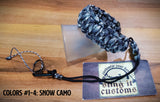 Wrist Lanyard for Thumb Release - Double Cobra Weave