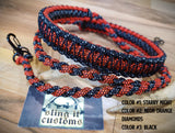 Binocular Lanyard - Cobra with Microstitching Weave