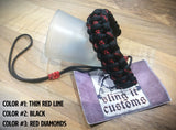 Wrist Lanyard for Thumb Release - Cobra with Backbone Weave