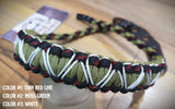 Bow Wrist Sling - Cobra with Hearts Weave