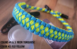 Bow Wrist Sling - Cobra with Microstitched Xs Weave