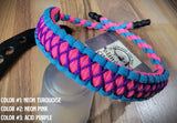 Bow Wrist Sling - Cobra with Microstitched Xs Weave