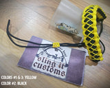 Wrist Lanyard for Thumb Release - Cobra with Microstitched Xs Weave